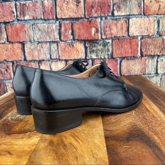 𝅺ROBERT Clergerie Paris Men’s Leather Oxfords in Black Size Men’s Fr 40.5 US 7.5 - Picture 5 of 12